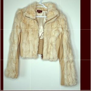 Bebe rabbit and leather coat